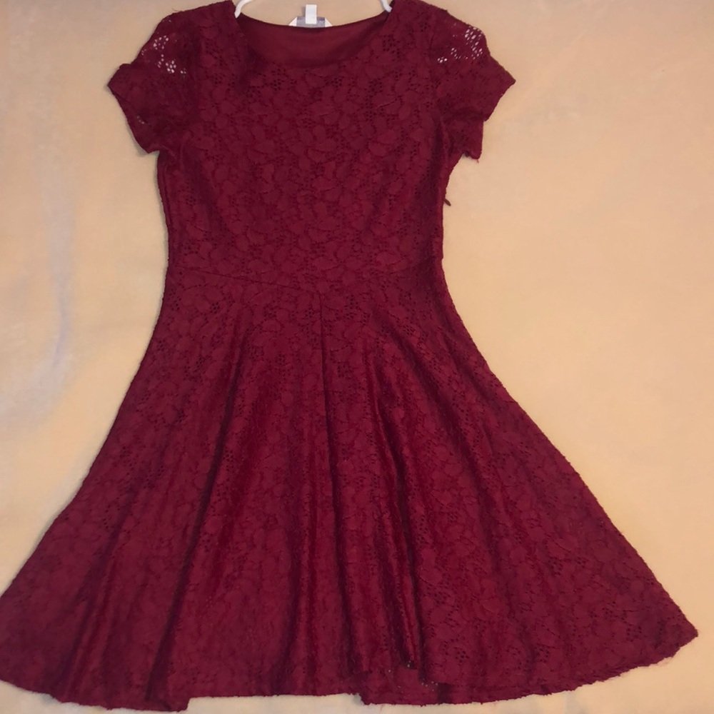 Charming Charlie S Maroon dress